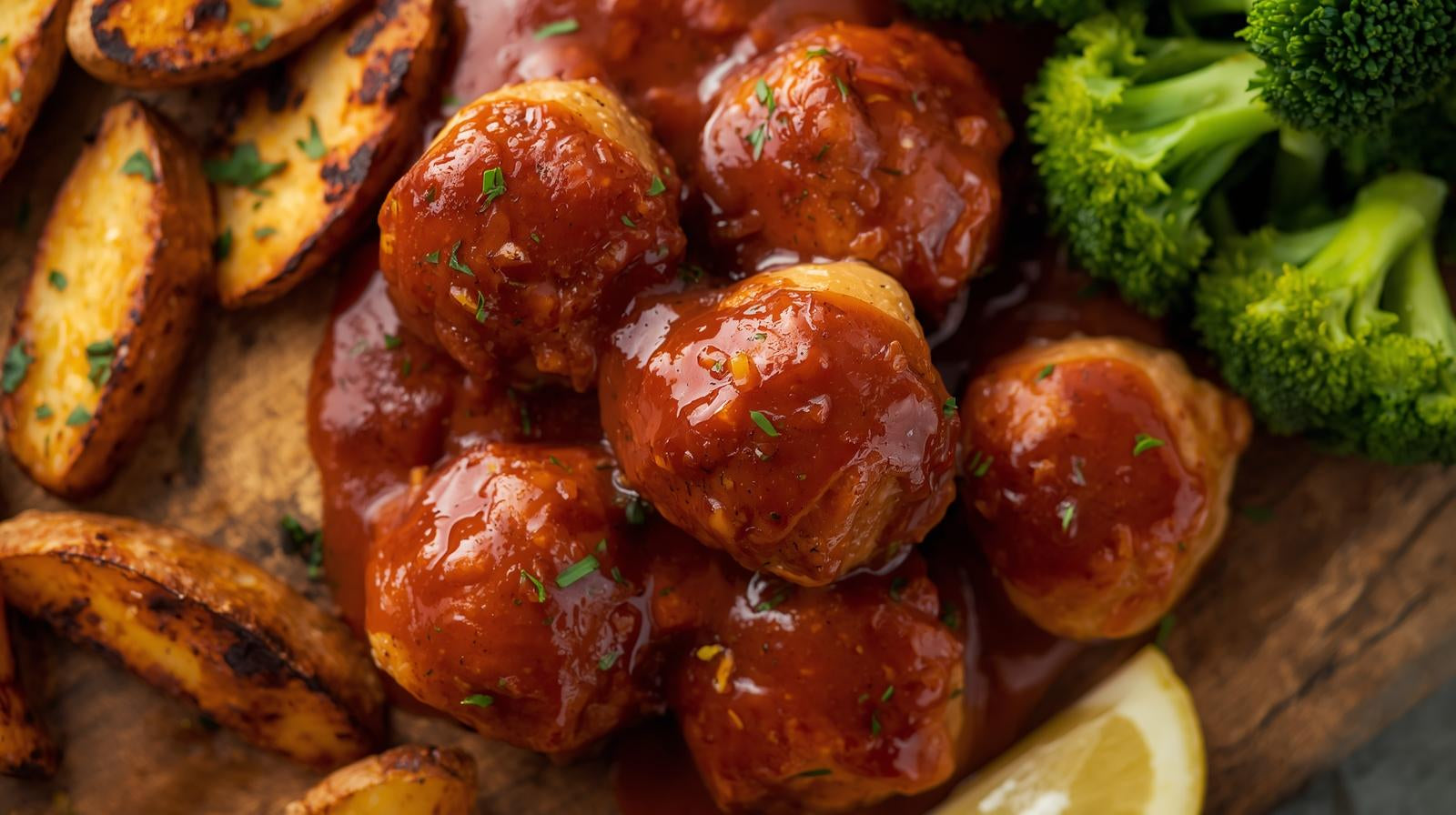 BBQ Chicken Meatballs